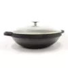 BergHOFF GEM 12.5 in. Cast Aluminum Nonstick Wok with Glass Lid