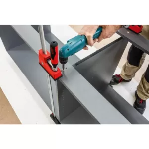 BESSEY 24 in. K Body REVOlution (KRE) Parallel Clamp with Composite Plastic Handle and 3-3 4 in. Throat Depth