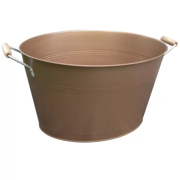 Artland Oval Party Tub 20 Gal. with Handles Antique Copper