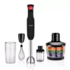 Boyel Living 8-Speed 500-Watt Black Stainless Steel Control 5-in-1 Multi-Purpose Immersion Hand Blender Set