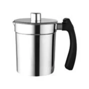 KALORIK 13.5 oz. Black Stainless Steel Electric Milk Frother