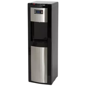 VITAPUR 3-5 Gal. ENERGY STAR Hot/Room/Cold Temperature Bottom Load Water Cooler Dispenser with Kettle Feature in Black/Stainless