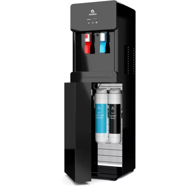 Avalon Self-Cleaning Touchless Bottle-Less Water Cooler Dispenser with Hot/Cold Water, Child Lock, NSF/UL/ENERGY STAR, Black