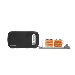 BergHOFF Seren 2-Slice Black Long Slot Toaster