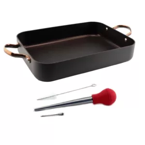 BergHOFF Ouro 3-Piece Black Roasting Pan