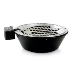 Better Chef Indoor Outdoor 14 in. Black Tabletop Electric Barbecue Grill