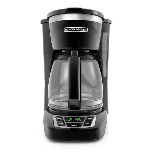 BLACK+DECKER 12-Cup Black Programmable Coffeemaker