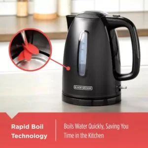 BLACK+DECKER 1.7 l Rapid Boil Electric Cordless Kettle