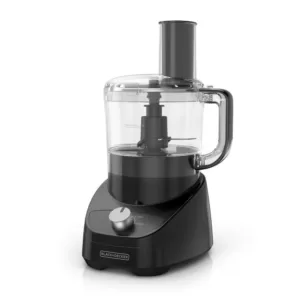 BLACK+DECKER 8-Cup 2-Speed Black Food Processor