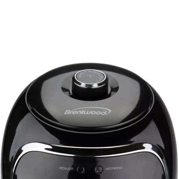 Brentwood Appliances 2 qt. Black Small Electric Air Fryer with Timer and Temperature Control