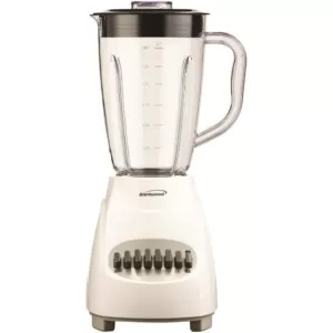 Brentwood Appliances 50 oz. 12-Speed White Electric Blender with Plastic Jar