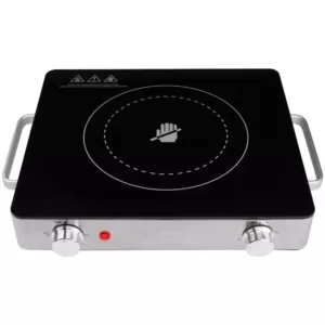 Brentwood Appliances Single Burner 28 in. Black Infrared Electric Burner