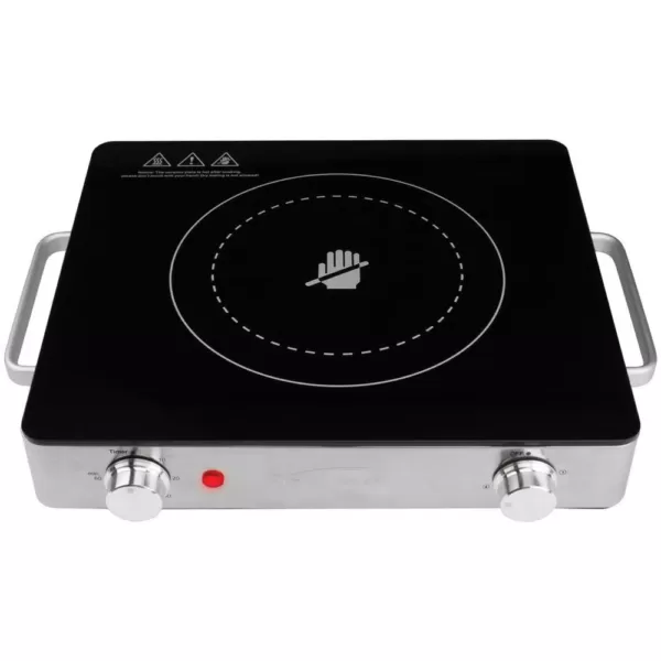 Brentwood Appliances Single Burner 28 in. Black Infrared Electric Burner