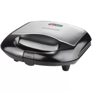 Brentwood Appliances 750 W Black Nonstick Compact Dual Sandwich Maker