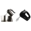 Brentwood Appliances 3 Qt. 5-Speed Black Electric Stand Mixer with Bowl and 5-Speed Black Electric Hand Mixer