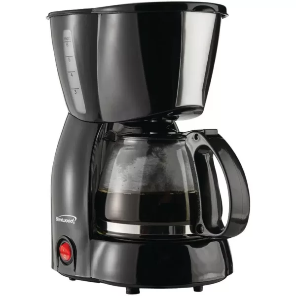 Brentwood 4-Cup Black Coffee Maker