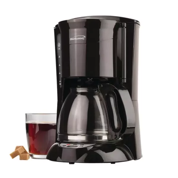 Brentwood 12-Cup Coffee Maker in Black