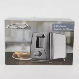 Brentwood 2-Slice Black Extra-Wide Slot Toaster