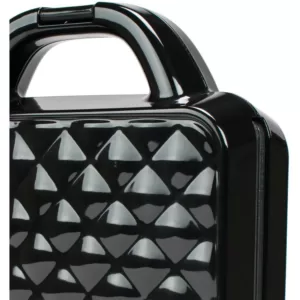 Brentwood Couture Purse Black Nonstick Dual Waffle Maker