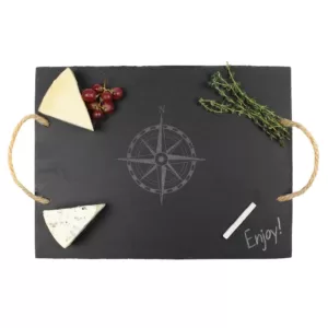 Cathy's Concepts Compass Slate Serving Tray