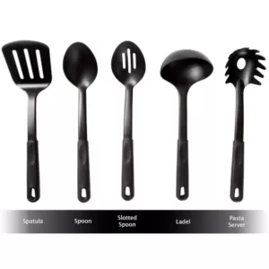 Classic Cuisine Allumi-Shield 15-Piece Aluminum Nonstick Cookware Set in Black