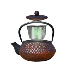 Old Dutch Amai 3-Cup Teapot in Black and Copper