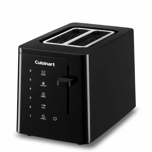 Cuisinart Touchscreen 2-Slice Black Wide Slot Toaster