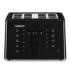 Cuisinart Touchscreen 4-Slice Black Wide Slot Toaster