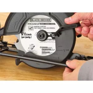 BLACK+DECKER 20-Volt MAX Lithium-Ion Cordless 5-1/2 in. Circular Saw (Tool-Only)