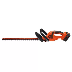 BLACK+DECKER 24 in. 40V MAX Lithium-Ion Cordless Hedge Trimmer with (1) 1.5Ah Battery and Charger Included