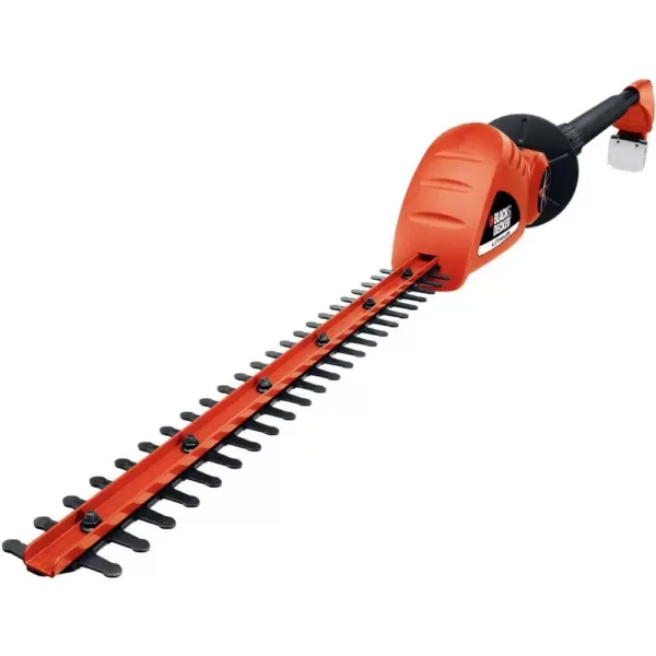 BLACK+DECKER 18 in. 20V MAX Lithium-Ion Cordless Pole Hedge Trimmer with (1) 1.5Ah Battery and Charger Included