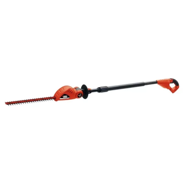 BLACK+DECKER 18 in. 20V MAX Lithium-Ion Cordless Pole Hedge Trimmer (Tool Only)