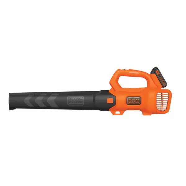 BLACK+DECKER 90 MPH 320 CFM 20V MAX Lithium-Ion Handheld Axial Blower with (1) 2.0Ah Battery and Charger Included