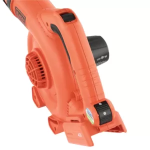 BLACK+DECKER 120 MPH 90 CFM 40V MAX Lithium-Ion Cordless Handheld Leaf Sweeper (Tool Only)