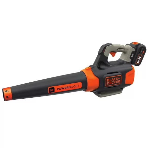 BLACK+DECKER 100 MPH 400 CFM 60V MAX Lithium-Ion Cordless Handheld Leaf Blower with (1) 1.5Ah Battery and Charger Included