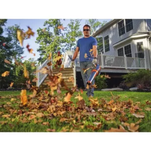 BLACK+DECKER 100 MPH 400 CFM 60V MAX Cordless Handheld Leaf Blower with Bonus 2-in-1 String Grass Trimmer/Lawn Edger Included