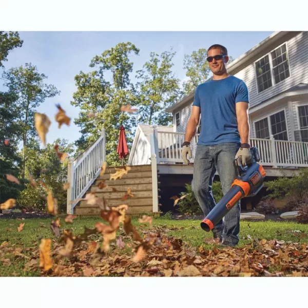 BLACK+DECKER 100 MPH 400 CFM 60V MAX Cordless Handheld Leaf Blower with Bonus 2-in-1 String Grass Trimmer/Lawn Edger Included