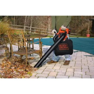 BLACK+DECKER 120 MPH 90 CFM 40V MAX Lithium-Ion Cordless Handheld Leaf Sweeper/Vacuum with (1) 1.5Ah Battery and Charger Included