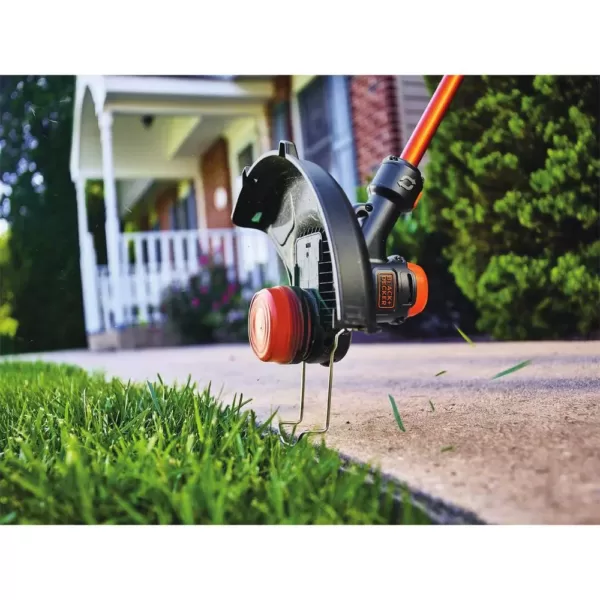 BLACK+DECKER 13 in. 60V MAX Lithium-Ion Cordless 2-in-1 String Grass Trimmer/Lawn Edger with (1) 1.5Ah Battery and Charger Included