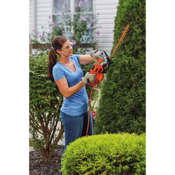 BLACK+DECKER 17 in. 3.2 Amp Corded Electric Hedge Trimmer