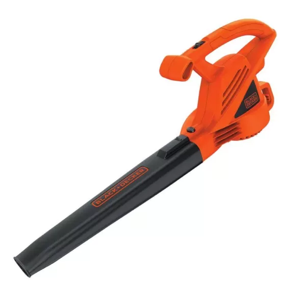 BLACK+DECKER 180 MPH 220 CFM 7-Amp Corded Electric Handheld Leaf Blower