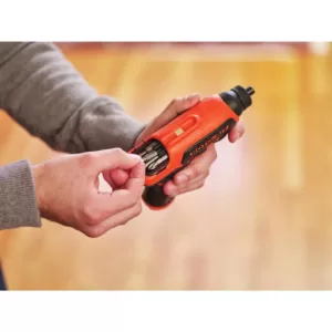 BLACK+DECKER 4-Volt MAX Lithium-Ion Cordless Rechargeable Screwdriver with Charger