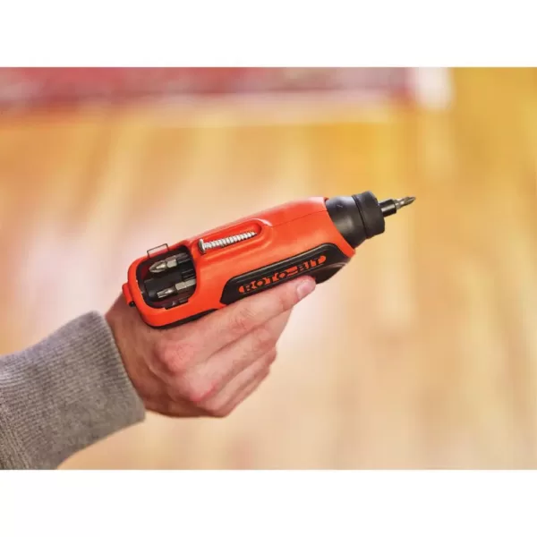 BLACK+DECKER 4-Volt MAX Lithium-Ion Cordless Rechargeable Screwdriver with Charger