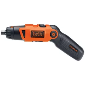 BLACK+DECKER 3.6-Volt Lithium-Ion Cordless Rechargeable 1/4 in. 3-PositIon Cordless Rechargeable Screwdriver with Charger