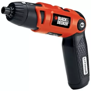 BLACK+DECKER 3.6-Volt Lithium-Ion Cordless Rechargeable 1/4 in. 3-PositIon Cordless Rechargeable Screwdriver with Charger