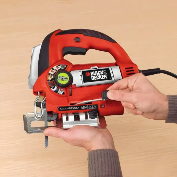 BLACK+DECKER LineFinder Orbital Jig Saw with SmartSelect Technology