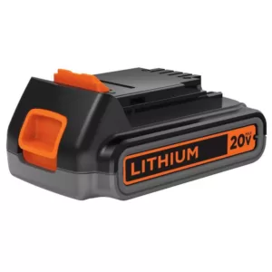 BLACK+DECKER 20-Volt MAX Lithium-Ion Battery Pack 2.0Ah