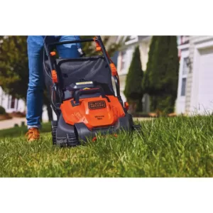 BLACK+DECKER 15 in. 10 Amp Corded Electric Walk Behind Push Mower