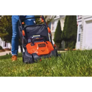 BLACK+DECKER 15 in. 10 Amp Corded Electric Walk Behind Lawn Mower