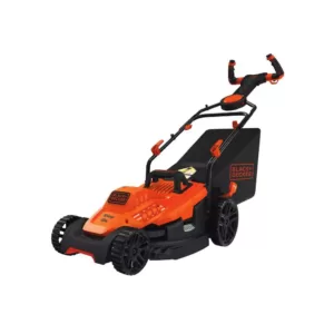 BLACK+DECKER 15 in. 10 Amp Corded Electric Walk Behind Lawn Mower